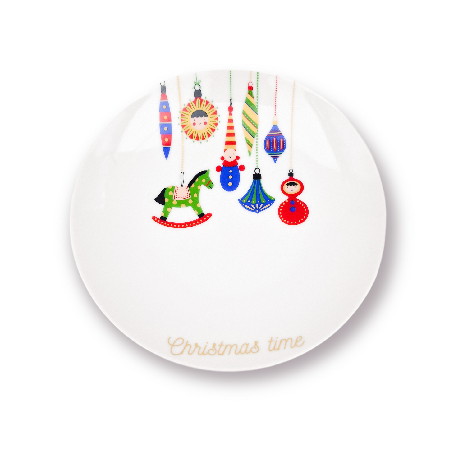 Πιατάκι του Γλυκού Christmas Time / set of 6