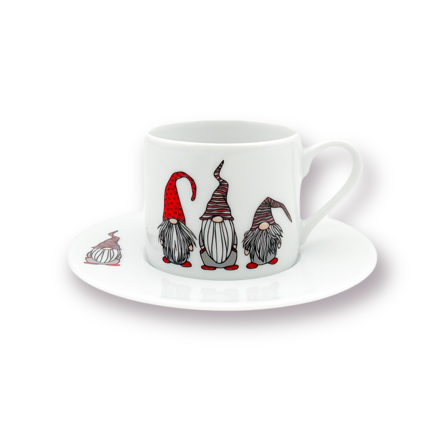 Φλιτζάνι Cappuccino Christmas Gnomes / set of 2 (4 τεμ)