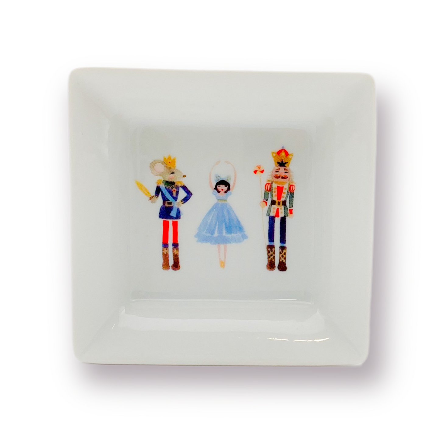 Vide Poche 10x10 Christmas Nutcracker Ballet blue