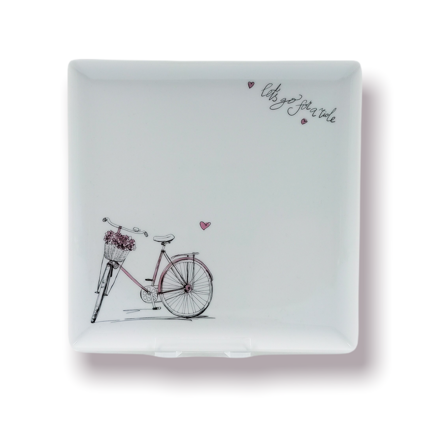 Δισκάκι τετράγωνο 17x17 Pink Bike