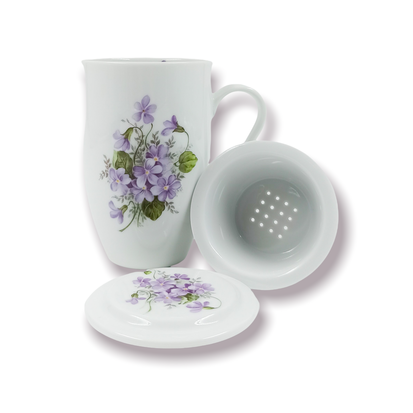 Κούπα για Τσαι με Σουρωτήρι Violet