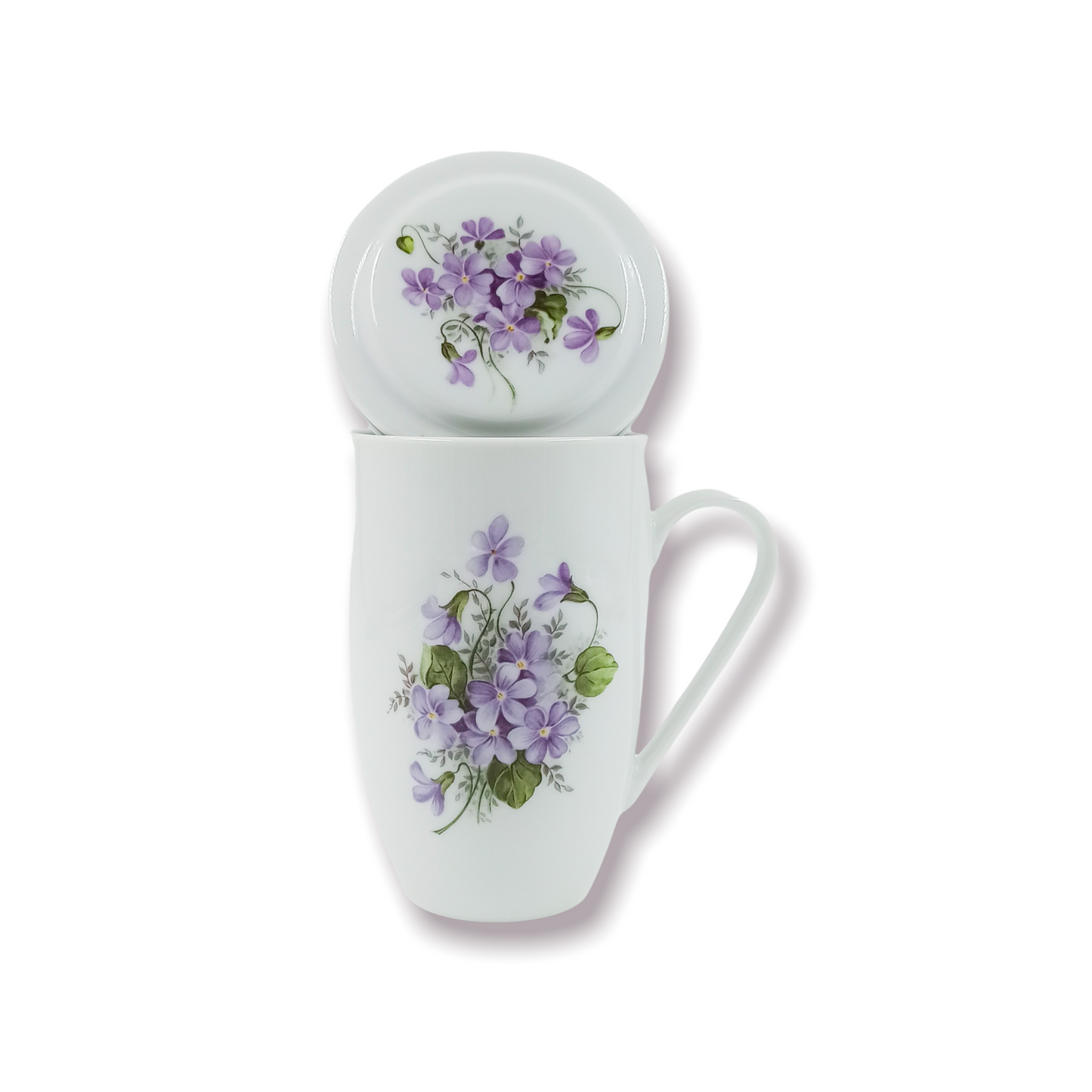 Κούπα για Τσαι με Σουρωτήρι Violet