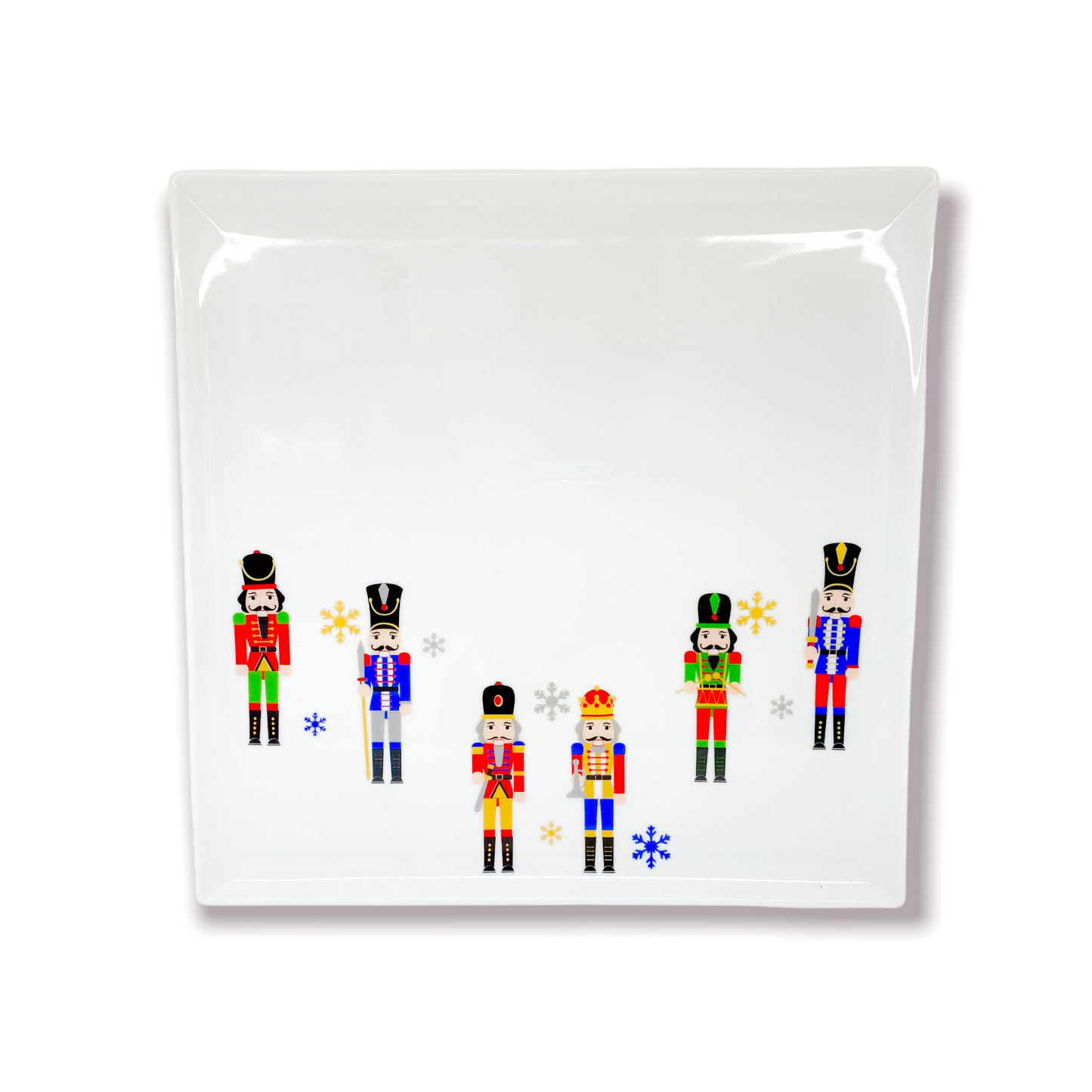 Πιατέλα τετράγωνη 30x30 Christmas Nutcrackers