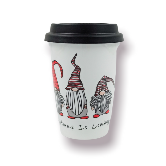 Travel mug Christmas Gnomes Νάνοι Ξωτικά