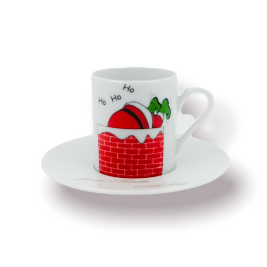 Φλιτζάνι Espresso Christmas Santa Hohoho