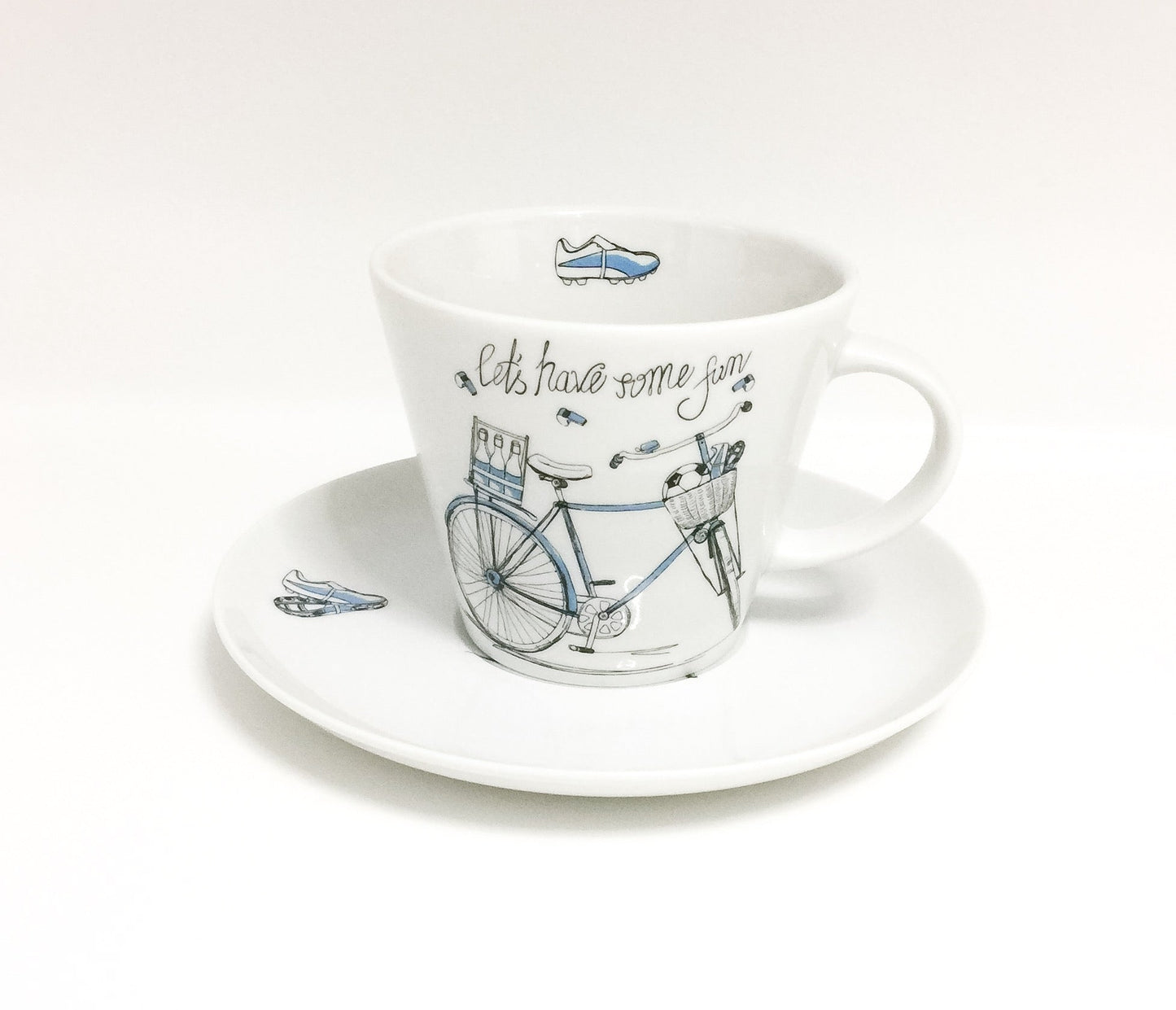 Φλιτζάνι Espresso Blue Bike