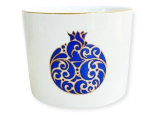 Candle Blue Prosperity 12.5cm