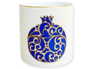 Candle Blue Prosperity 8.5cm