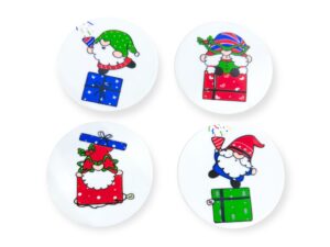 Coaster Round Christmas Party