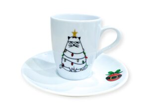 Espresso Snowy cat