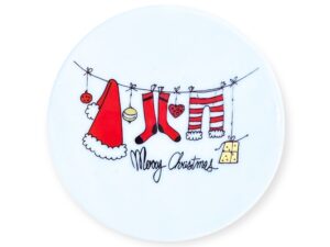 Coaster Round Santa's Clothes